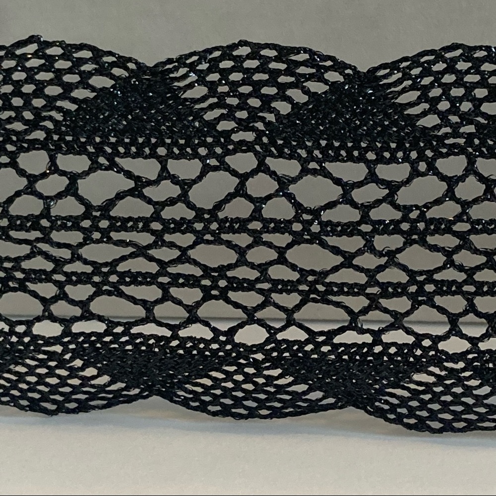 Black Lace Trim 2" 5yds Sewing Ribbon Apparel Crafts